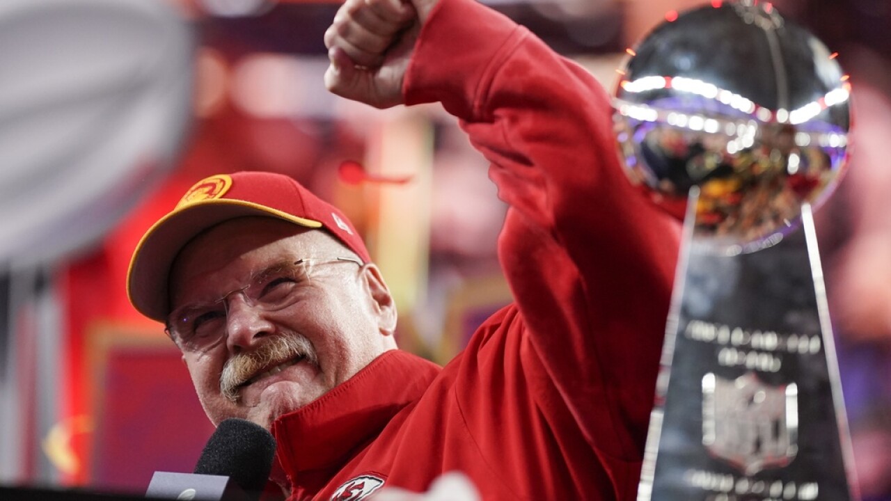 Breaking News: Head coach Andy Reid becomes the NFL's highest paid coach. Totally worth it....