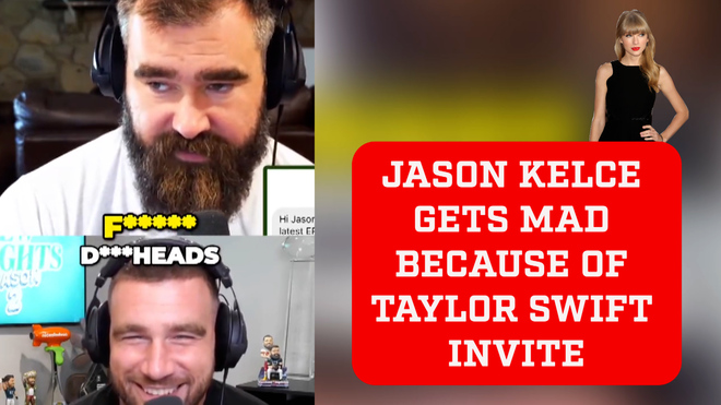 Jason Kelce loses it after Taylor Swift gets special treatment over his wife Kylie... check out Travis' reaction!