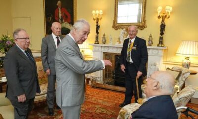 King Charles holds special audience to veterans of the Korean War after Russia reports his death