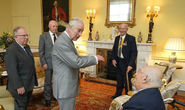 King Charles holds special audience to veterans of the Korean War after Russia reports his death