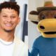 Patrick Mahomes loses a March Madness bet and dons a costume that sparks fan debate