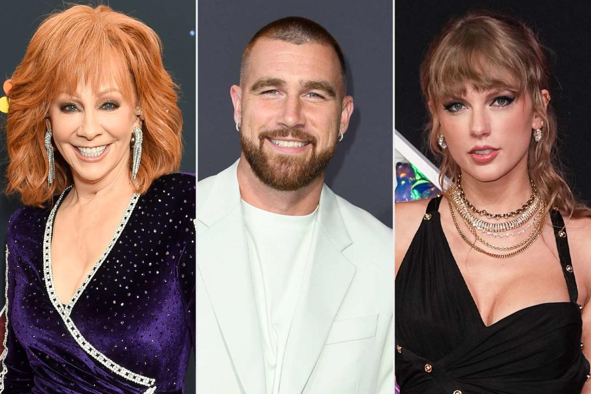 'The Voice' Season 24 star Reba McEntire isn't too happy that Travis Kelce is no longer single. Here's what she said about him dating Taylor Swift.