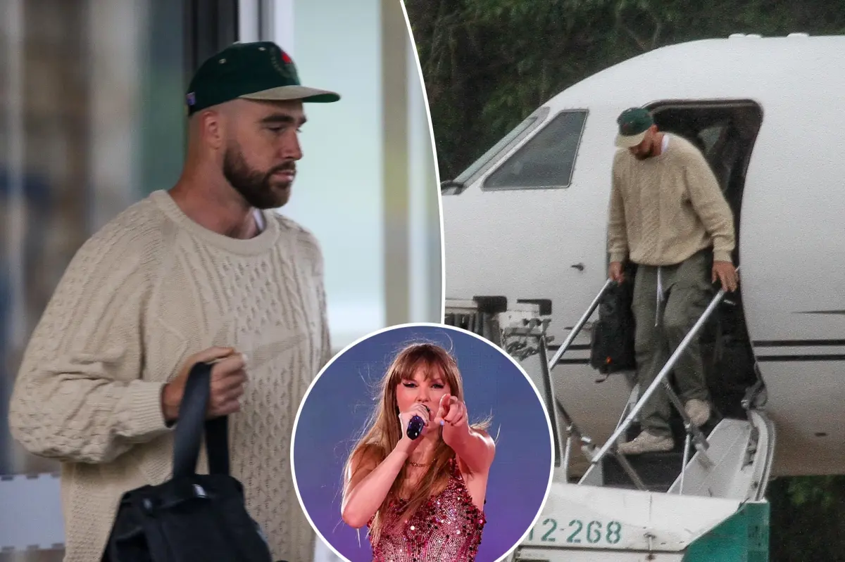 Travis Kelce flew halfway across the world and spent just two days with Taylor swift