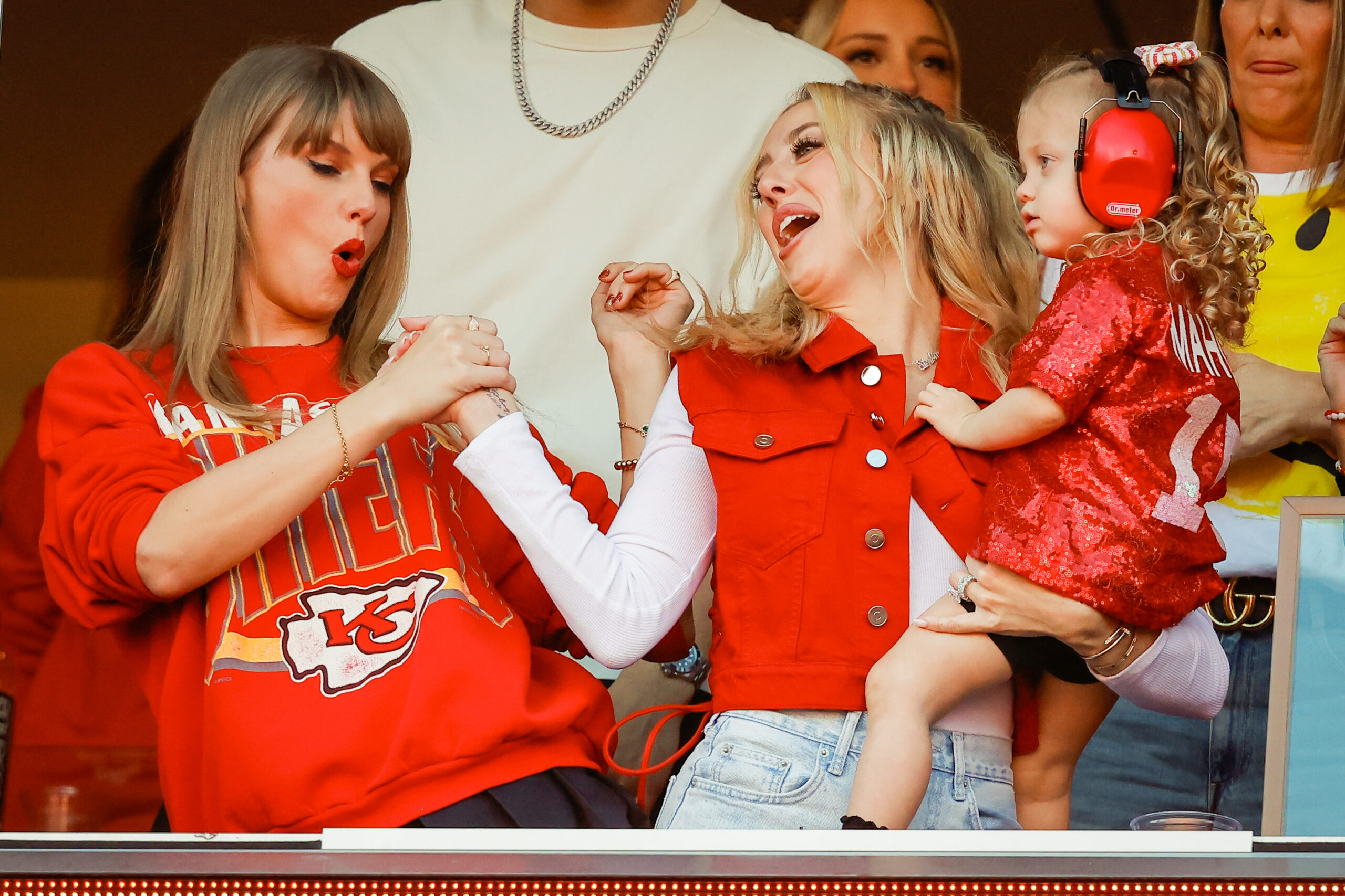 Brittany Mahomes has bad blood with NFL fans who hate on her newfound BFF Taylor Swift.