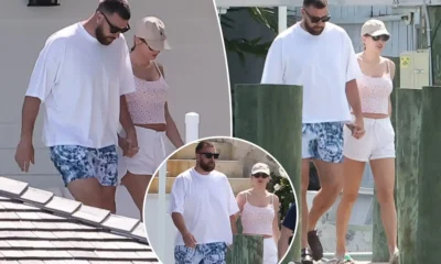 New photos emerge of Taylor Swift and Travis Kelce from PDA-filled Bahamas trip