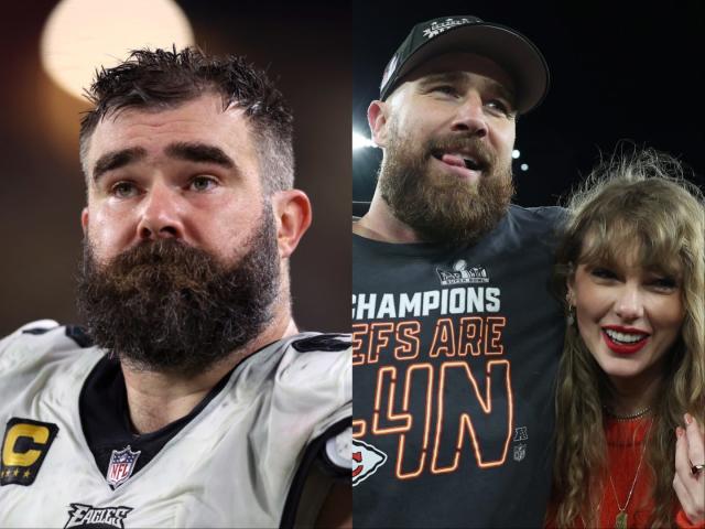 Jason Kelce hilariously hints at Travis speaking his Taylor Swift romance into existence: 'Stuff happens when it goes out on New Heights'