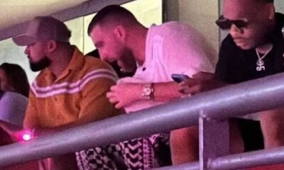 Travis Kelce has been pictured in Singapore for girlfriend Taylor Swift's latest Eras Tour show