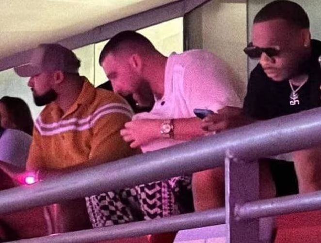 Travis Kelce has been pictured in Singapore for girlfriend Taylor Swift's latest Eras Tour show