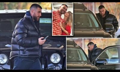 Travis Kelce spotted in Taylor Swift Lavish Property in Beverly Hills after Oscars after-party in Hollywood