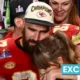 Watch: Travis Kelce states emphatically that he cannot leave Taylor Swift for any other woman. He explains that she is the woman he truly loves and has chosen to love with all his heart....