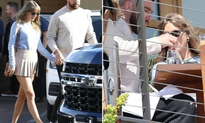 ''Every yapper gf needs a listener bf'' Video of Taylor Swift and Travis Kelce recorded by a customer while at Nobu in LA today. For those who saw the still and thought Tay was ''yelling'' at Trav, this should allay your concerns. They are just a couple in love having a lovely meal al fresco