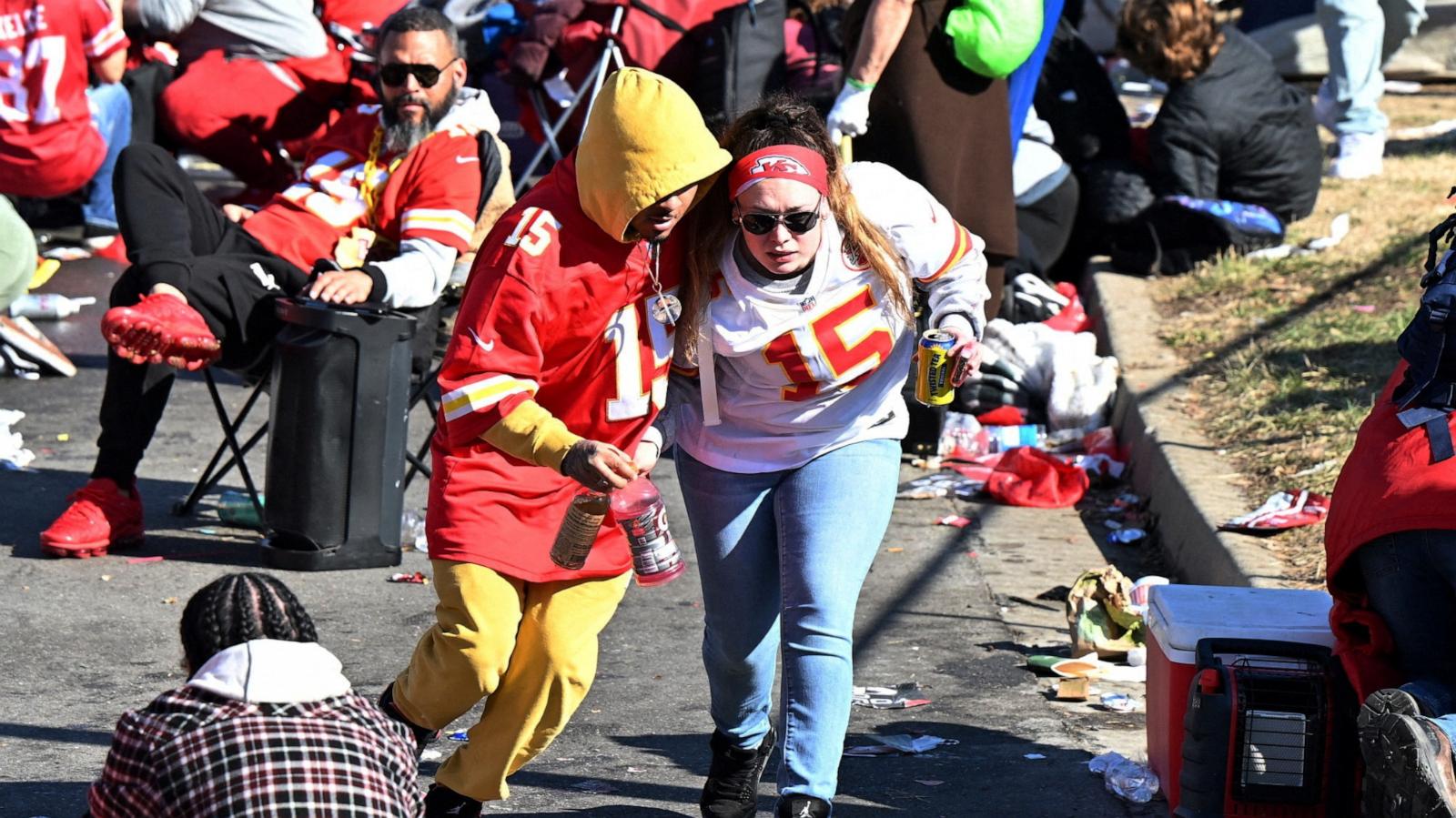 Three more adults are charged over Kansas City Parade shooting as prosecutors reveal SIX fired guns and 12 had weapons with them - but only five have been named