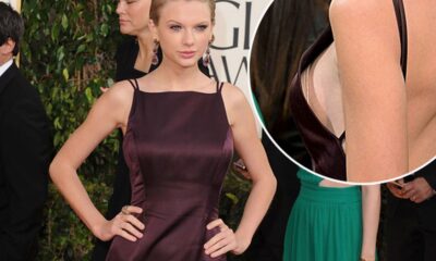 Forgot to wear a bra! Taylor Swift showed too much at an award show