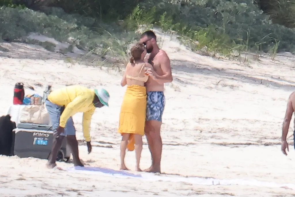 Taylor Swift and Travis Kelce in sexiest snaps yet as NFL star caresses singer's butt