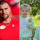 Jason Kelce Wife Kylie shared a video where her 4 years old daughter wyatt asked Uncle Travis when is he getting married to her favorite person Taylor, and his replies got the fans thinking deep 'Travis In Trouble'. Read More; see details: