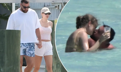 Travis Kelce's luxury Bahamas getaway with Taylor Swift 'has sparked a huge 351% increase in searches for the Caribbean island, analysis claims... as the world continues to talk about NFL star's 'dad bod'