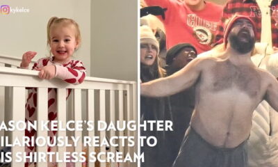 Jason Kelce's Daughter Elliotte, 2½, Hilariously Reacts to His Shirtless Scream: 'Dad's Boobs Are Showing!' A great sense of humor runs in the family