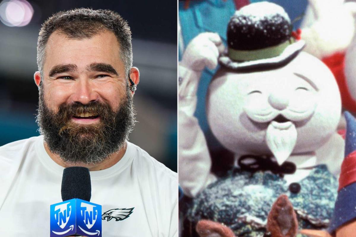 Jason Kelce Is 'Shocked' That Fans Think He Looks Like Rudolph's Sam the Snowman,The NFL star says he more closely resembles another character from the 1964 Christmas special — Yukon Cornelius