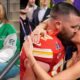 Kylie Kelce says witnessing the romance between Travis Kelce and Taylor Swift has been "amazing" "We are always cheering on uncle Travis," assures Kylie.