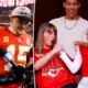 Travis Kelce names Taylor Swift his 'significant other' while auctioning off Eras Tour tickets at Chiefs teammate Patrick Mahomes' charity gala - after QB's wife Brittany was slammed as 'fake and disloyal' to pop star