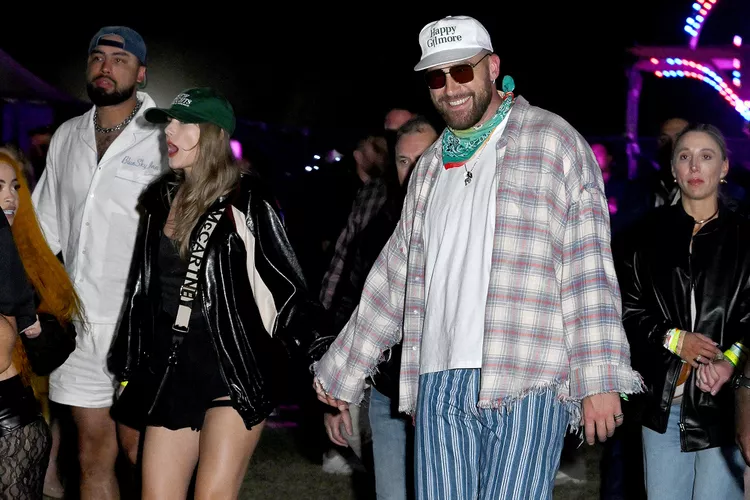 Love Is in the Desert Air! See All the Photos of Taylor Swift and Travis Kelce at Coachella; The Grammy winner and NFL pro partied in the crowd during weekend one of the famed California music festival