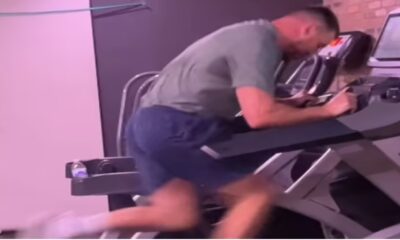 Travis Kelce enjoys a grueling workout as the Chiefs star is put through his paces by celebrity trainer Laurence Ng in LA... where he was seen dining out with brother Jason this week