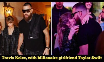 Travis Kelce, with billionaire girlfriend Taylor Swift, may have taken happiness to a new level