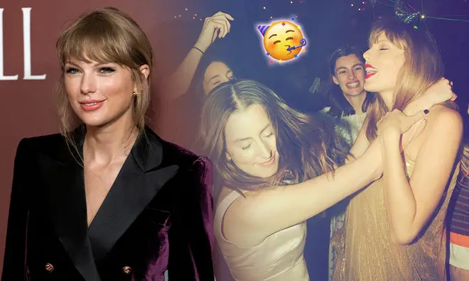 OH MY GOD!!! Leaked photos of Taylor Swift's 'private party' at Beverly Hills mansion with Travis and Jason Kelce. (yes it's a family) See more photos and stories in the comments