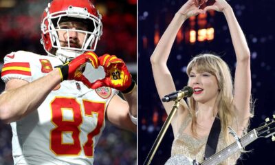 Travis Kelce calls Taylor Swift, 'This is all Because Taylor is the biggest and best Thing possible' Look AT THIS gestures, so sweet and endearing. Full story in comments