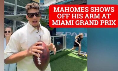 Miami Dolphins wide receiver Tyreek Hill mocked Patrick Mahomes about the strength of his throwing arm after catching the Kansas City Chiefs star on his territory in Miami