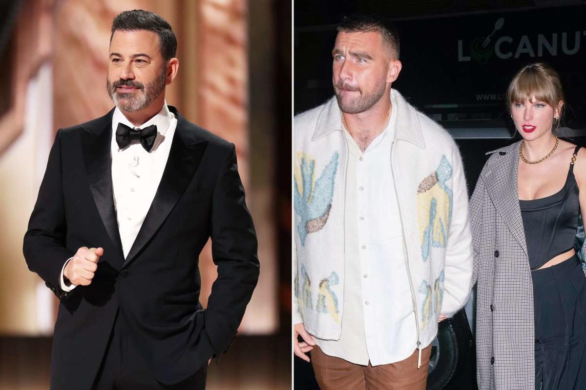 Jimmy Kimmel Jokes Travis Kelce Is 'Still' Taylor Swift's 'Broke Boyfriend' Despite $34 Million Chiefs Contract; The comedian cracked a few jokes about the NFL player's pockets during a recent broadcast