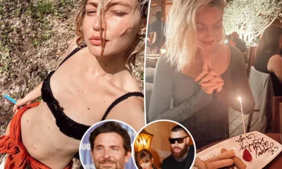 Gigi Hadid gave a glimpse of her secret getaway with her boyfriend, Bradley Cooper, and fellow couple Taylor Swift and Travis Kelce.