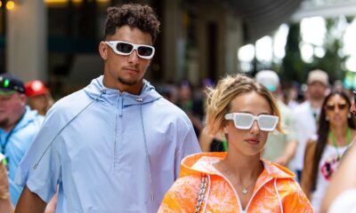 Brittany Mahomes, alongside her husband, NFL MVP Patrick Mahomes, made a striking appearance at the Formula 1Miami Grand Prix.