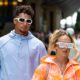 Brittany Mahomes, alongside her husband, NFL MVP Patrick Mahomes, made a striking appearance at the Formula 1Miami Grand Prix.