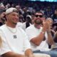 Kansas City Chiefs superstars Travis Kelce and Patrick Mahomes sat courtside for Game 3 of the Western Conference finals of the NBA playoffs on Sunday