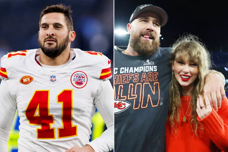 Kansas City Chiefs' long snapper James Winchester sang Taylor Swift's praises in a new interview — and revealed Travis Kelce's sweet reaction to her attending her first game at Arrowhead Stadium.