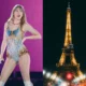 The Taylor Swift effect hits Paris as thousands of fans were already visiting the La Defense Arena 24 hours before the show just to get their hands on the merchandise as soon as possible.