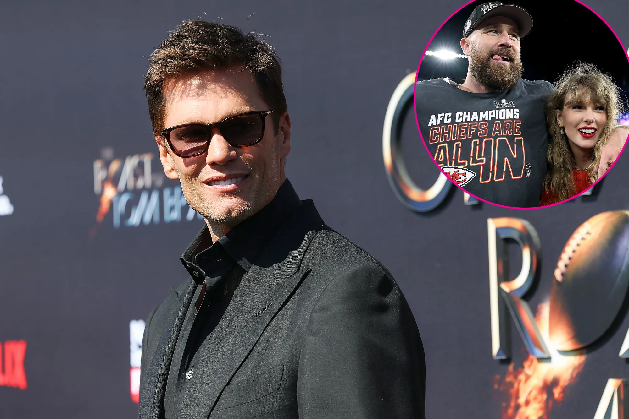 Tom Brady was roasted on Netflix and everybody took a shot at the legendary New England Patriots quarterback, but that did not prevent him from taking shots on Travis Kelce and Taylor Swift