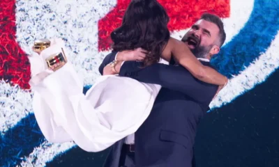 Jason Kelce Picks Up Abbott Elementary’s Quinta Brunson as He’s Officially Welcomed into Monday Night Football: The newly retired Philadelphia Eagles center is joining ESPN