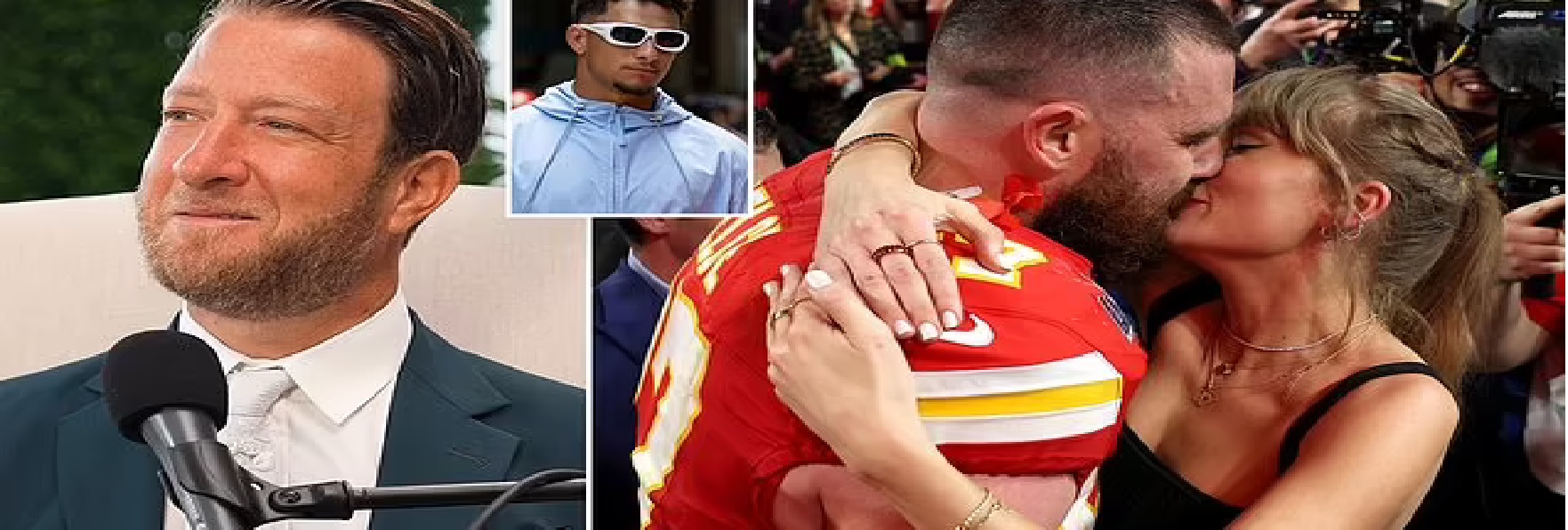 Travis Kelce and Taylor Swift will get engaged within a YEAR, claims Dave Portnoy - and says they will have a baby named after Patrick Mahomes!