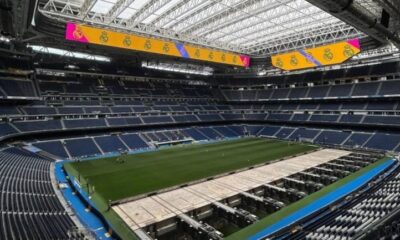 Watch the video circulating on social media from ‘La nave del madridismo’ that recreates how the Madrid stadium looks this Wednesday, with an impressive Taylor Swift showcasing all her talent and music on the Bernabéu stage.