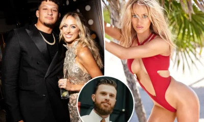 Patrick Mahomes supports wife Brittany at Sports Illustrated party after Harrison Butker’s ‘homemaker’ comment