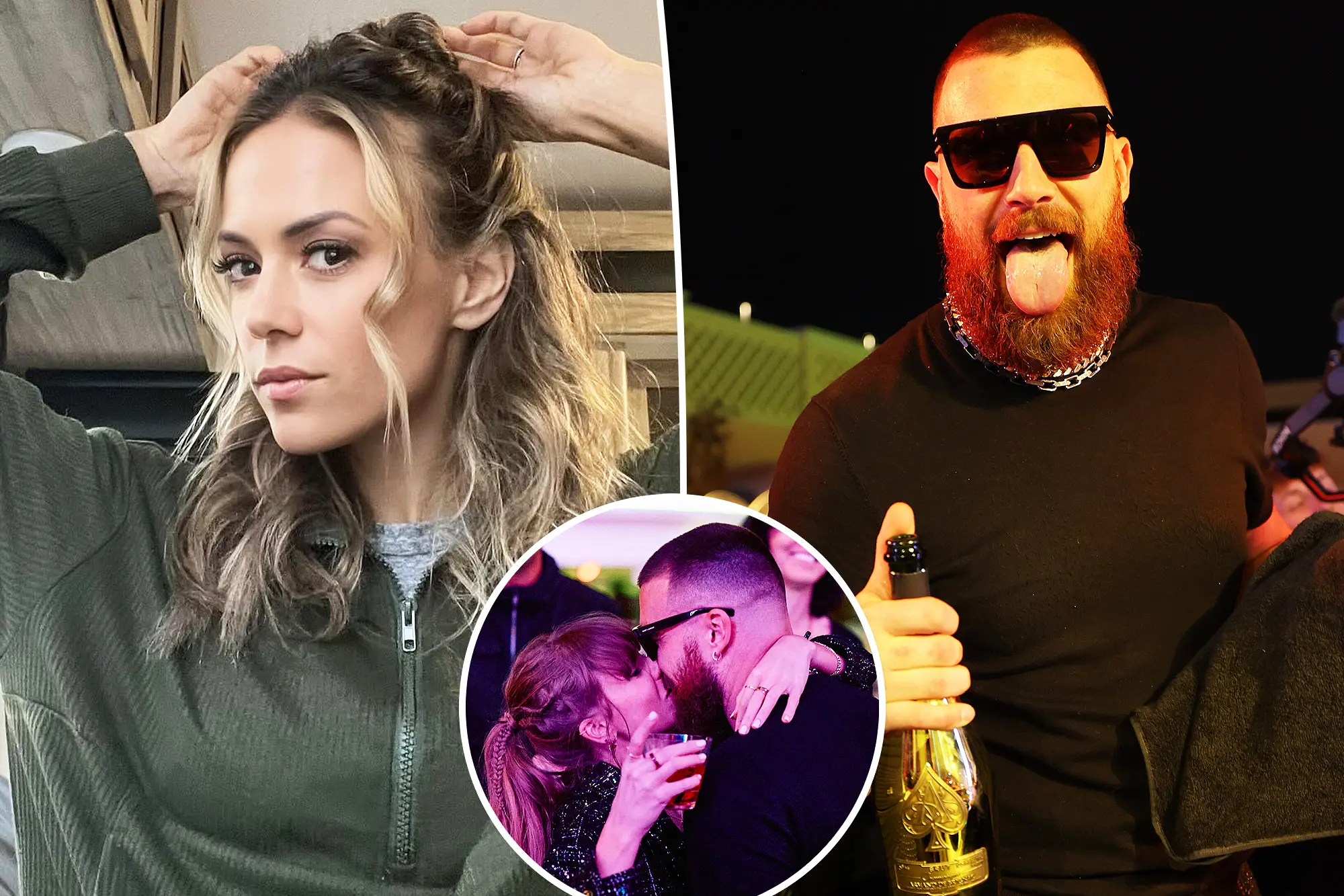 Travis Kelce responds to Jana Kramer's claims he's a bad influence on girlfriend Taylor Swift because he's 'always drunk'... and the Super Bowl winner is NOT impressed