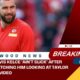 Travis Kelce’s fans couldn’t help but tease the star NFL player when they noticed he was clearly distracted while recording a recent episode of New Heights, the podcast he co-hosts with his brother, Jason Kelce