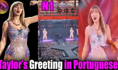 Taylor Swift is giving Swifties a warm greeting in Portugal! The pop superstar, 34, surprised fans by speaking Portuguese at the opening of her first-ever show in Lisbon, Portugal, for her Eras tour