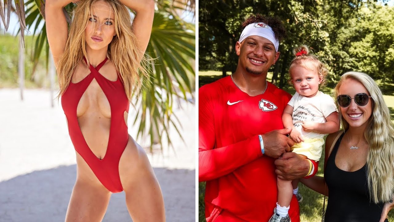 The wife of the Kansas City Chiefs' Patrick Mahomes is a controversial figure and receives a lot of hate but it's not hard to see why the three-time Super Bowl champion is deeply into her as she showed off her tanned and toned body for the camera.