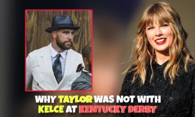 The official Kentucky Derby Instagram account shared a clip showing Kelce celebrating after winning a bet on a race, which they captioned, “When you show up to the Kentucky Derby and your first bet hits.”