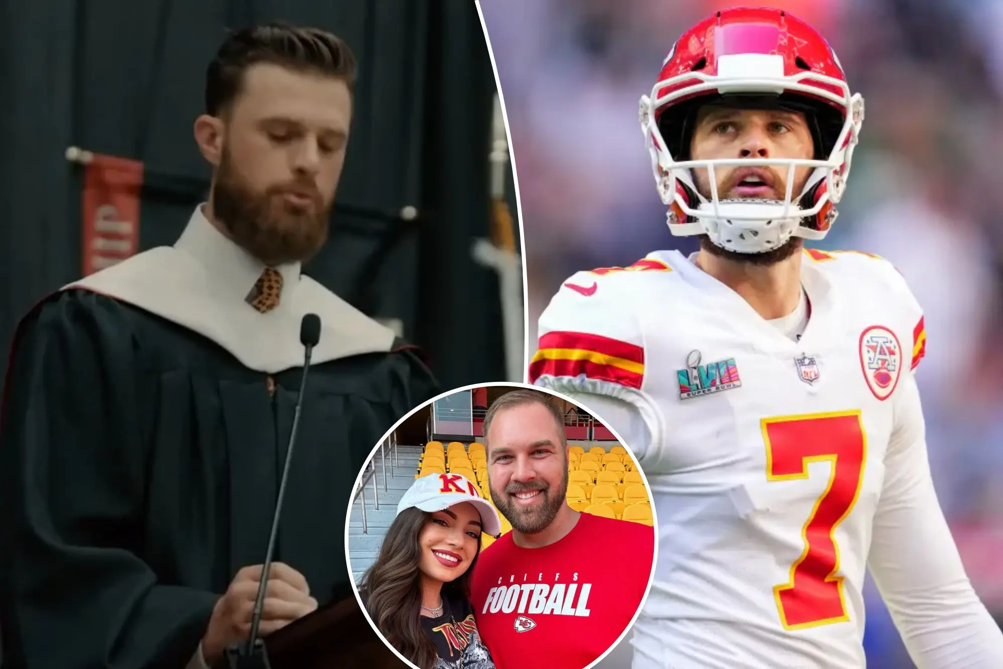 Wife of former Chiefs player accuses Harrison Butker of being 'anti-LGBTQ' and spreading 'anti-Semitism' after controversial speech: Butker has caused huge controversy with his speech