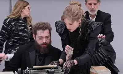 WATCH: Taylor Swift is sharing behind-the-scenes footage of her time on set with Post Malone while filming their 'Fortnight' music video.