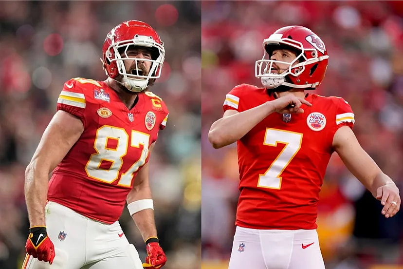 Travis Kelce drops bombshell: Chiefs' controversial kicker Harrison Butker to be replaced by secret weapon